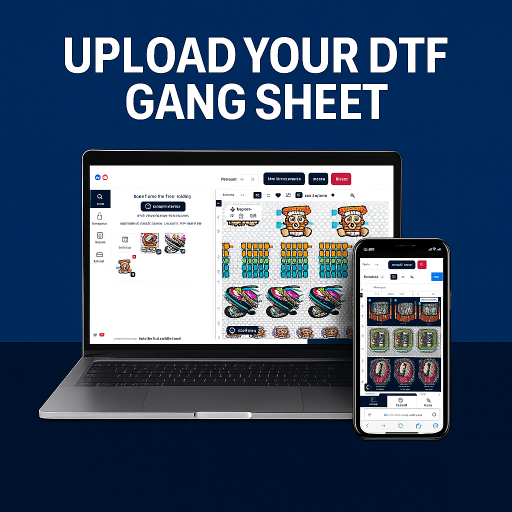 Upload Your DTF Gang Sheet